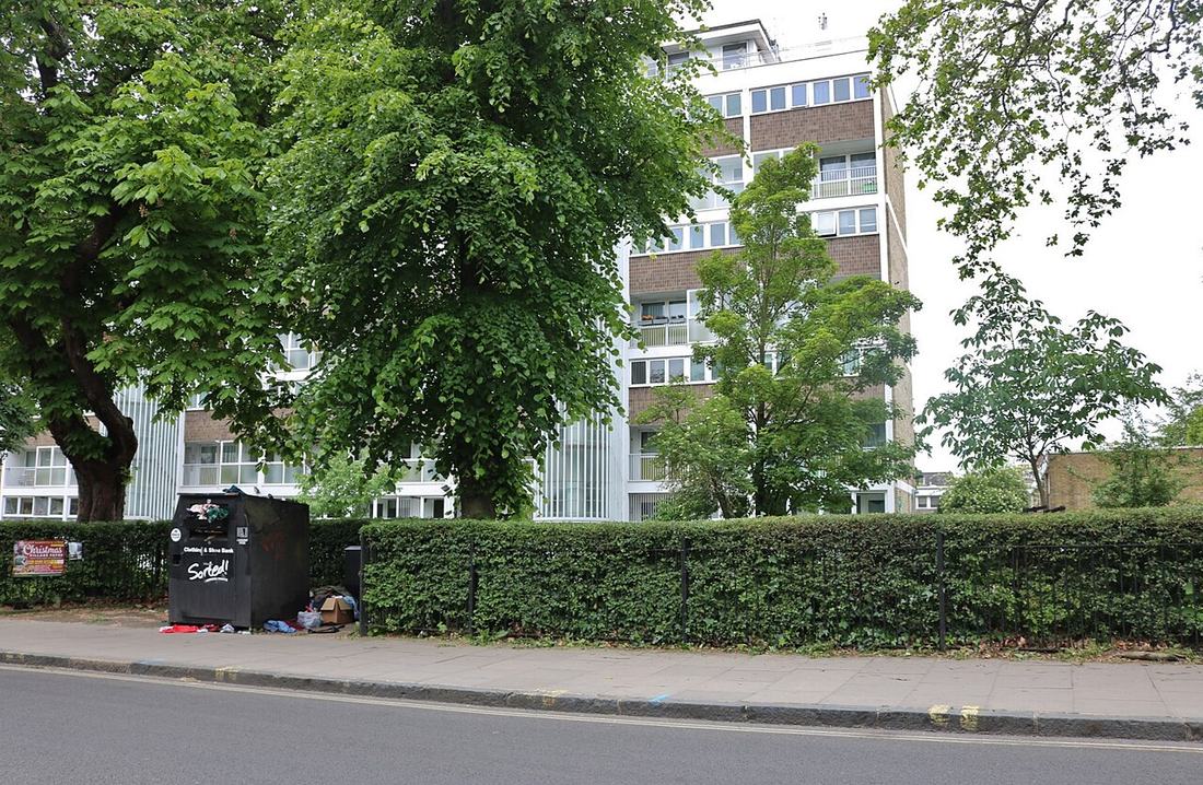 Council flats on Highgate Road, London