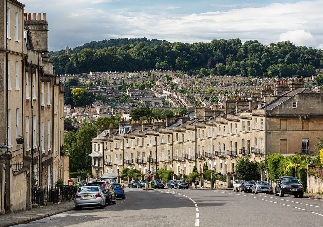 Bathwick Hill in Bath